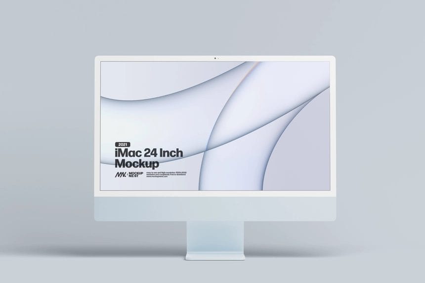 iMac 24 Inch Mockup