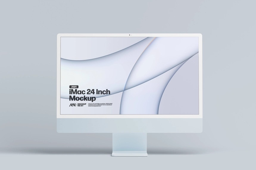 iMac 24 Inch Mockup