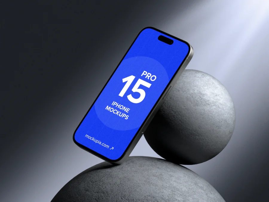 Free iPhone Laying on Globe