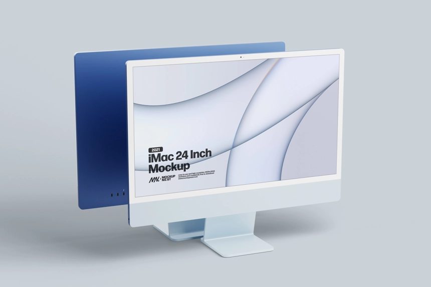 iMac 24 Inch Mockup