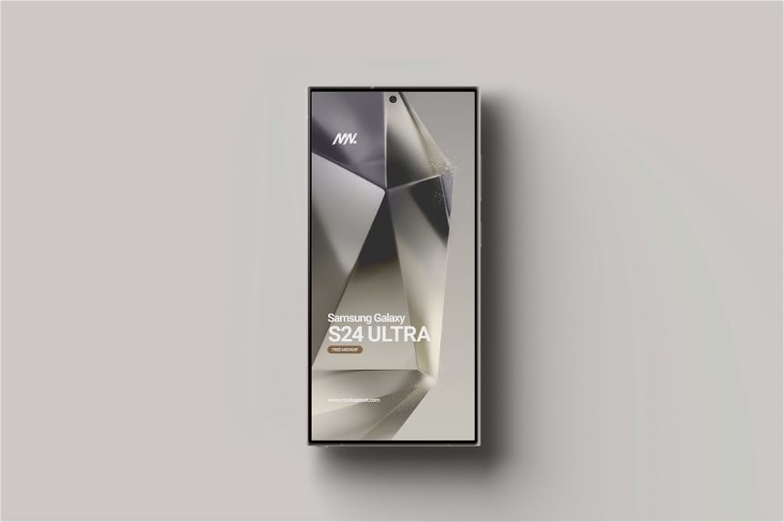 4 Free Samsung Galaxy S24 Ultra Mockup