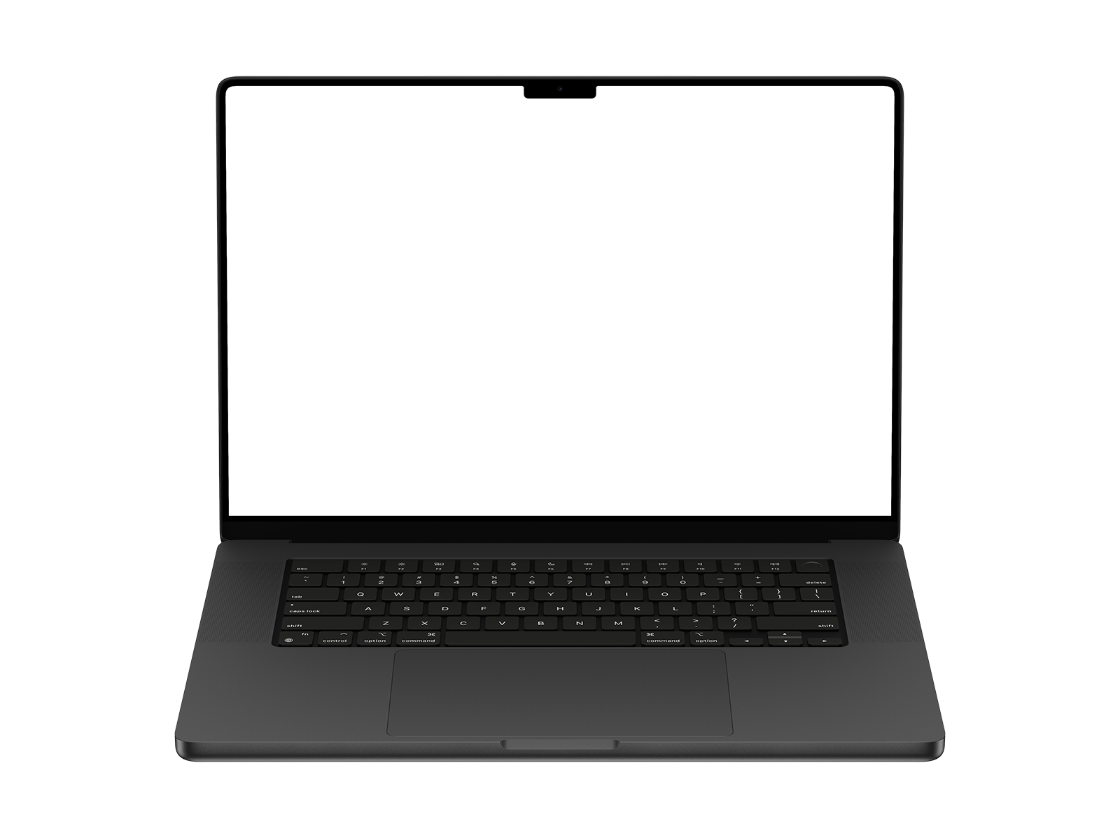 Front View Laptop Png Space Black