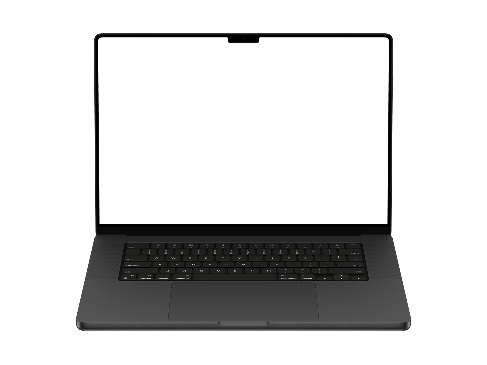 Front View Laptop Png Space Black