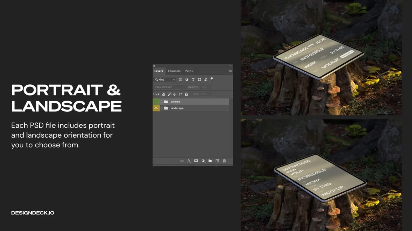iPad Mockup Free PSD
