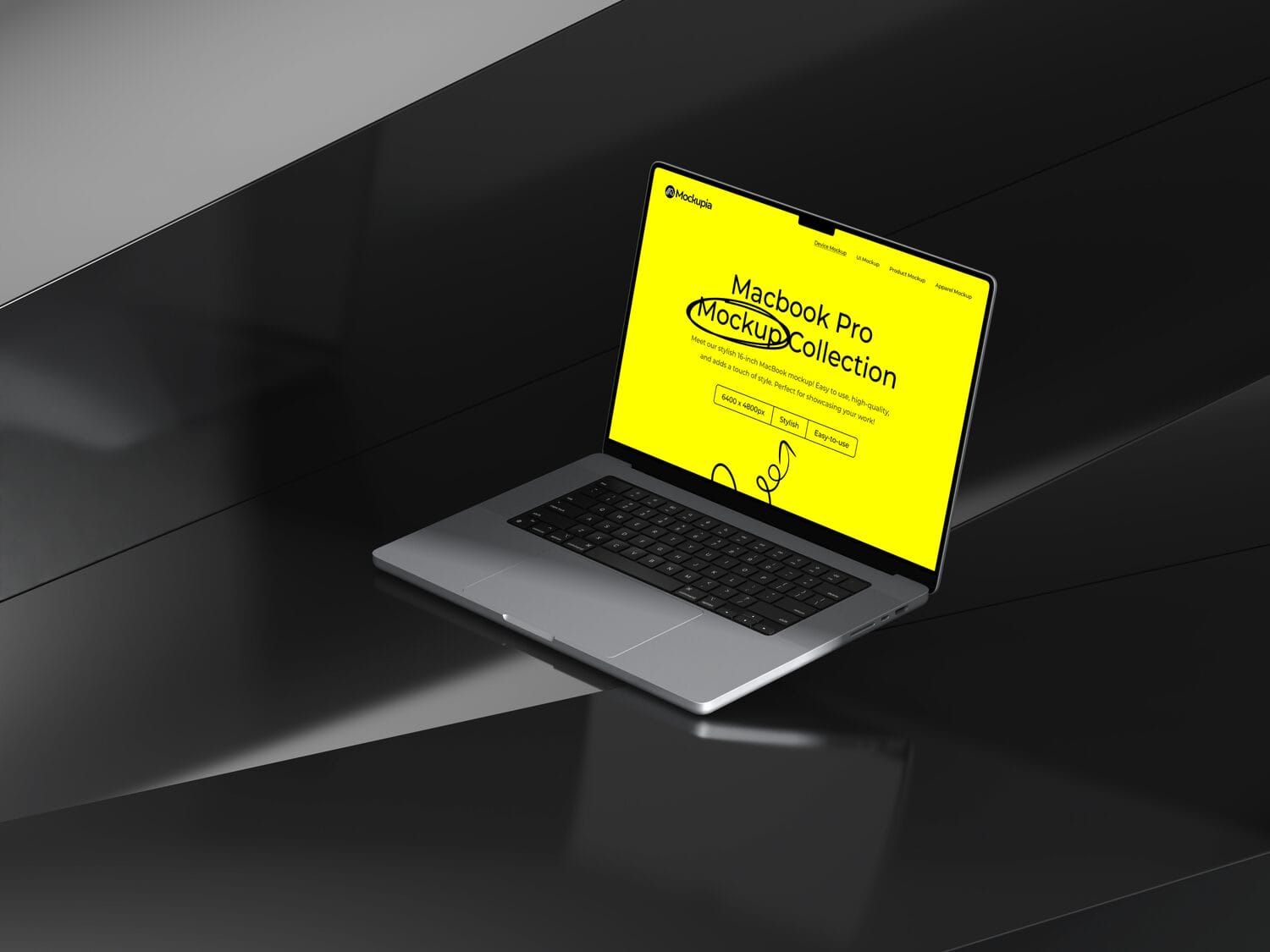 Macbook Pro 16 inch Mockup