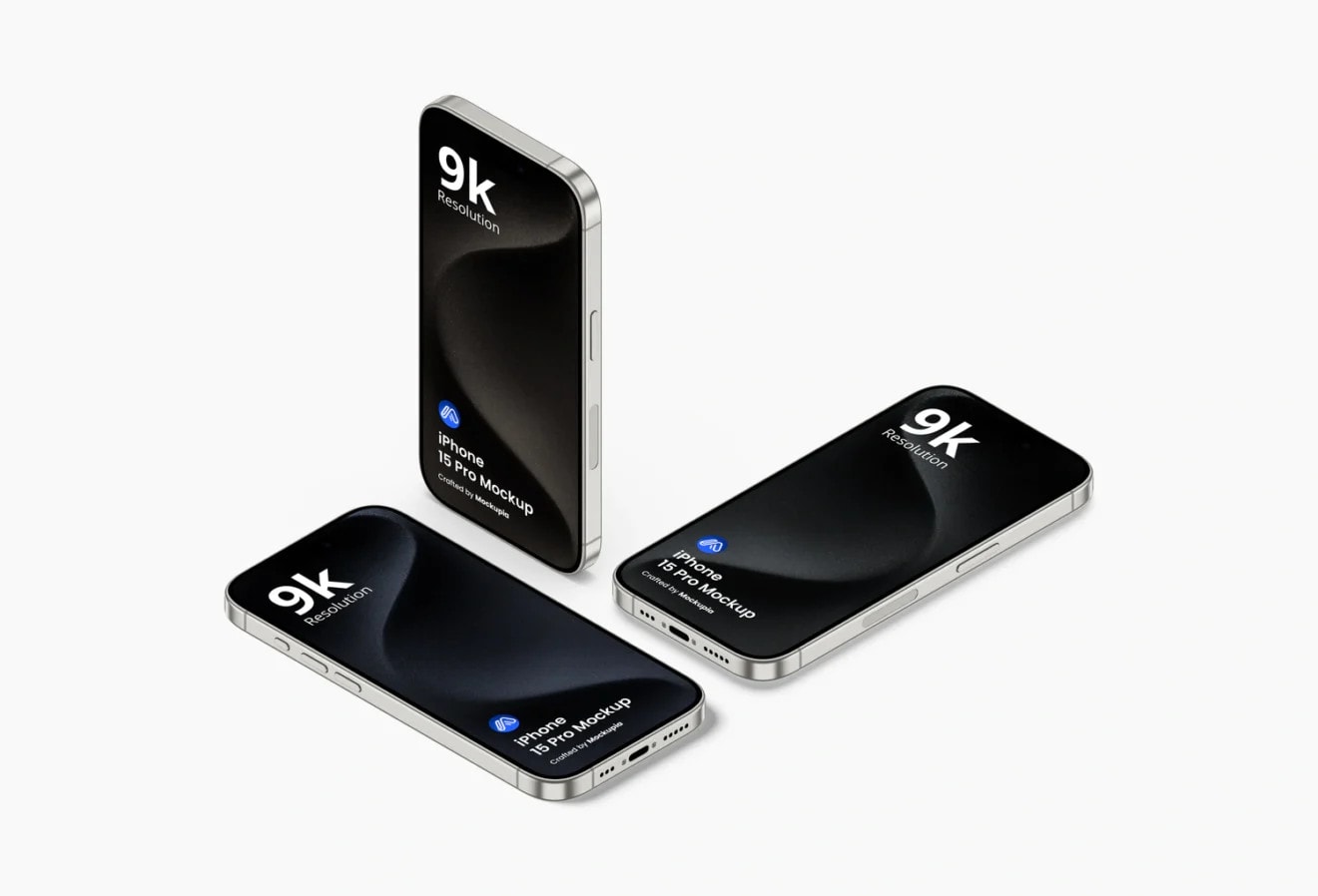 Free iPhone 15 Pro Mockup 10.0