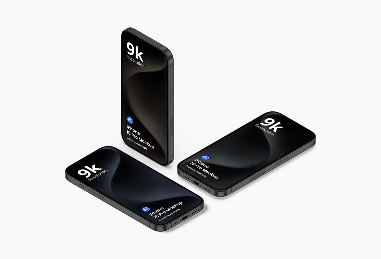 Free iPhone 15 Pro Mockup 10.0