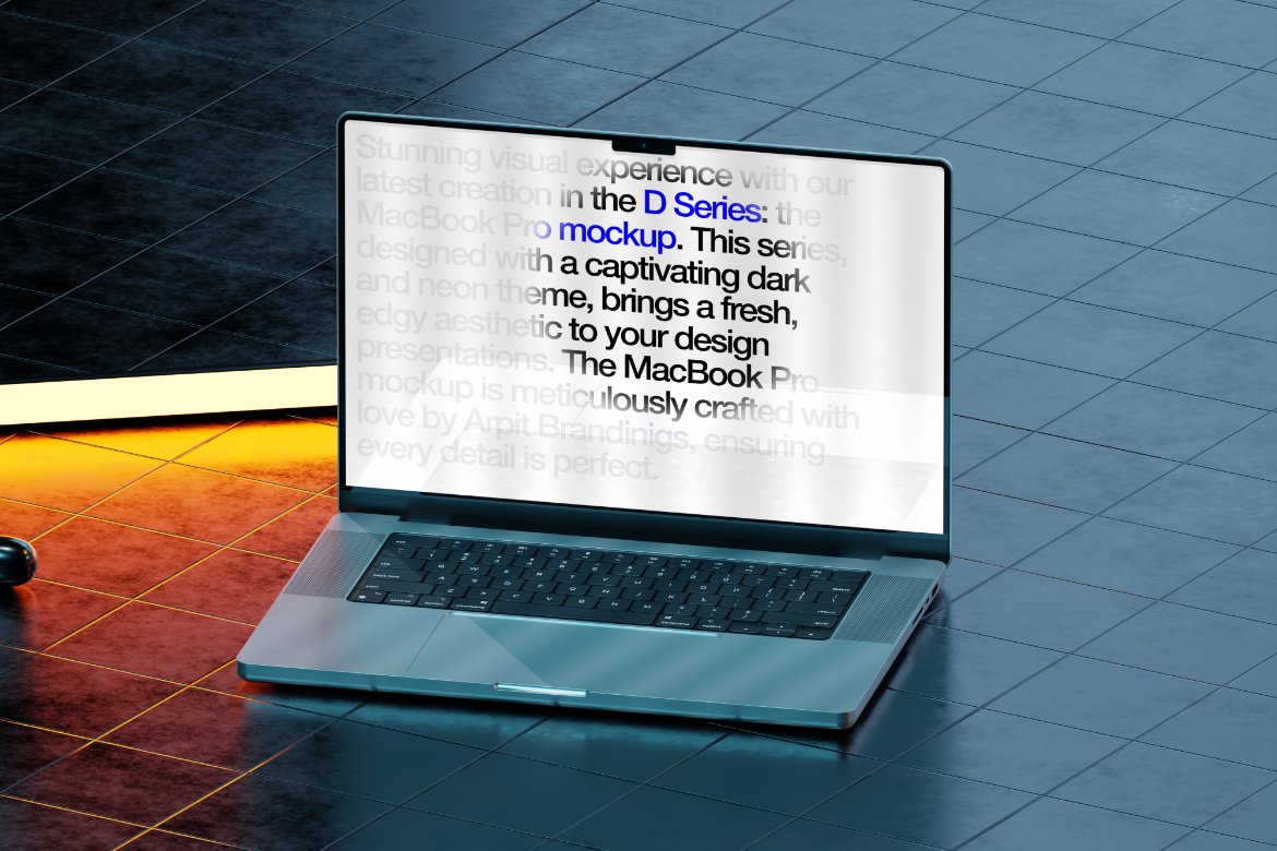 Macbook Pro Free Mockup