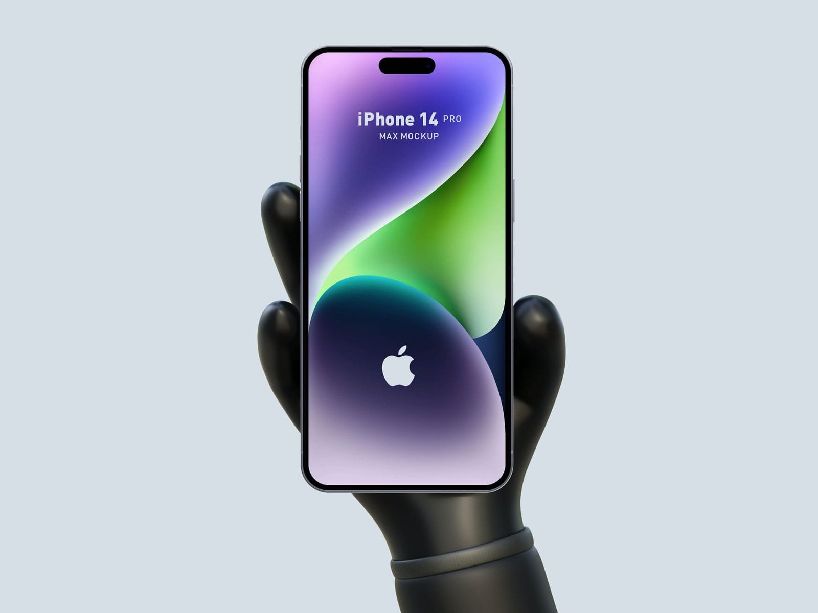 Free 3D Hand iPhone 14 Pro Mockup