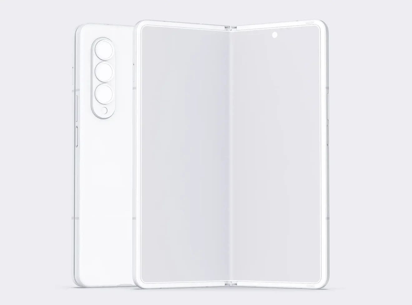 Free Samsung Galaxy Z Fold 3 Mockup