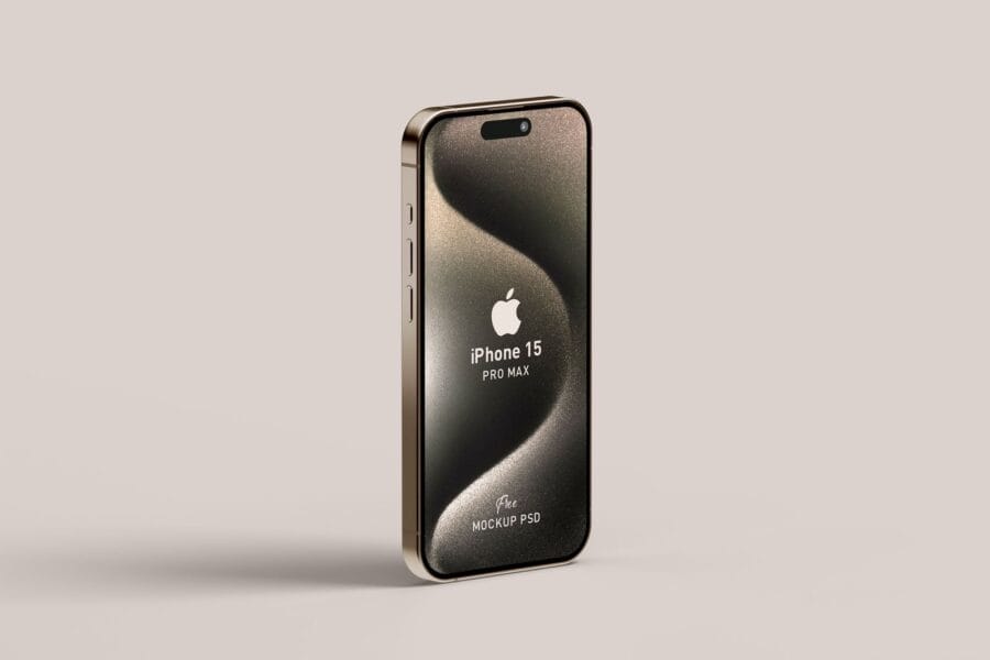 iPhone 15 Pro Mockup