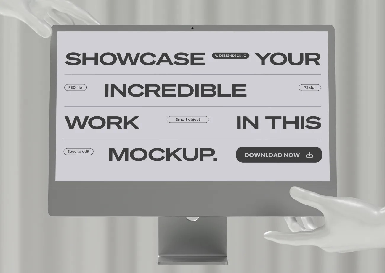 Free iMac Mockup