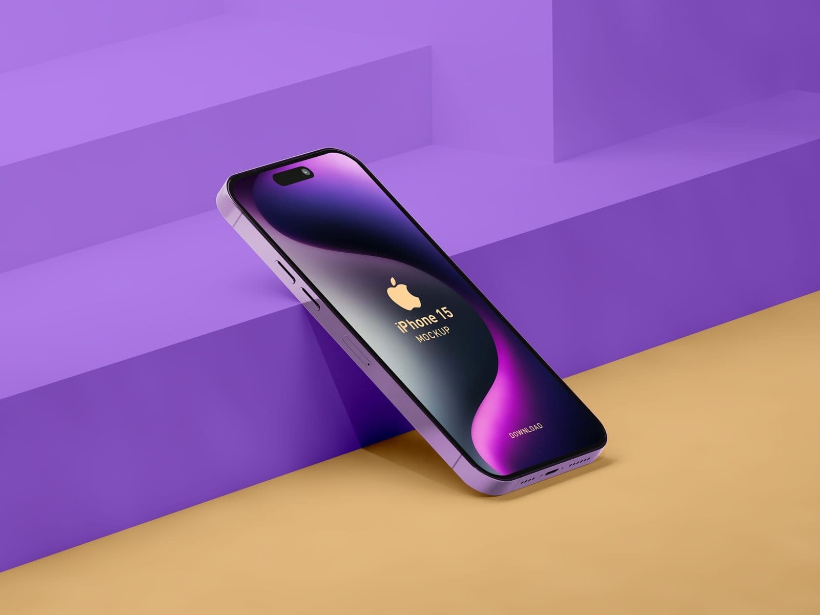 Free iPhone 15 Mockup