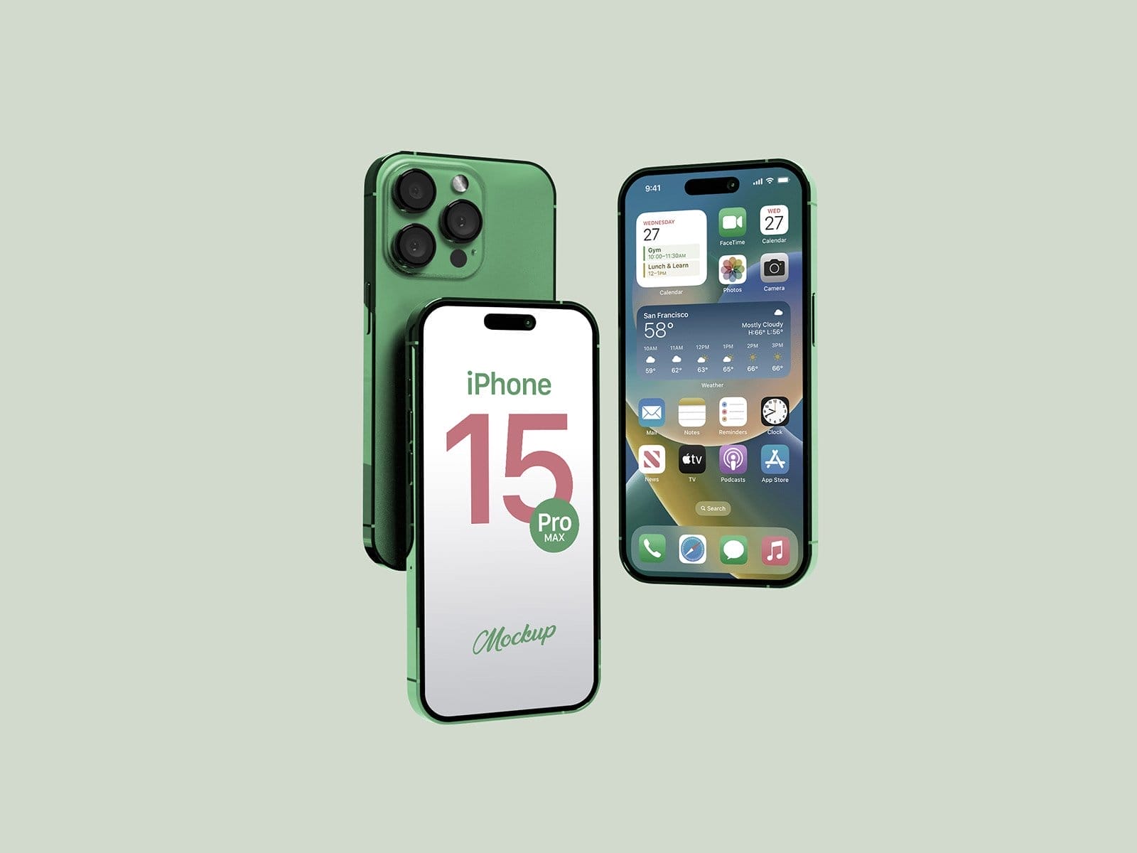 iPhone 15 Pro Mockup