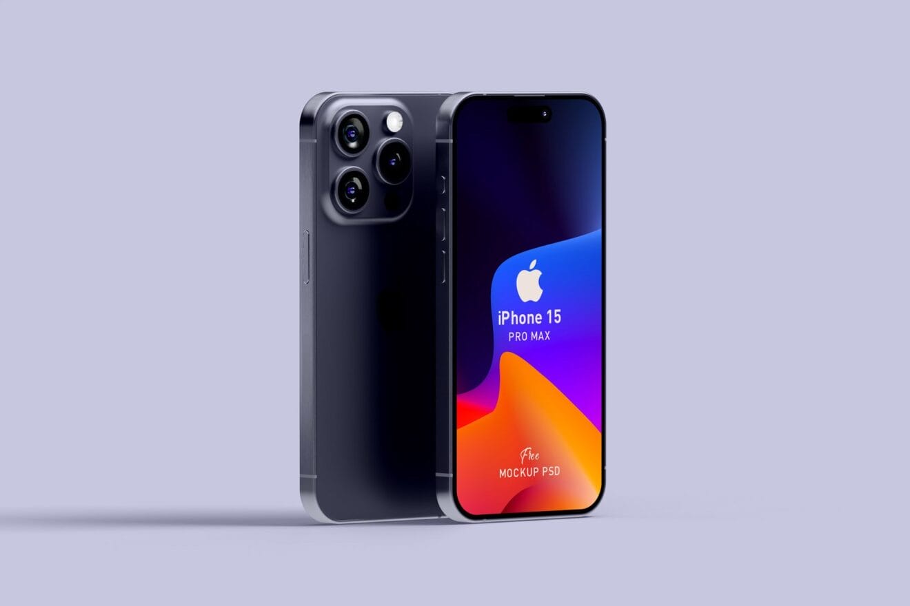 Free iPhone 15 Pro Mockup