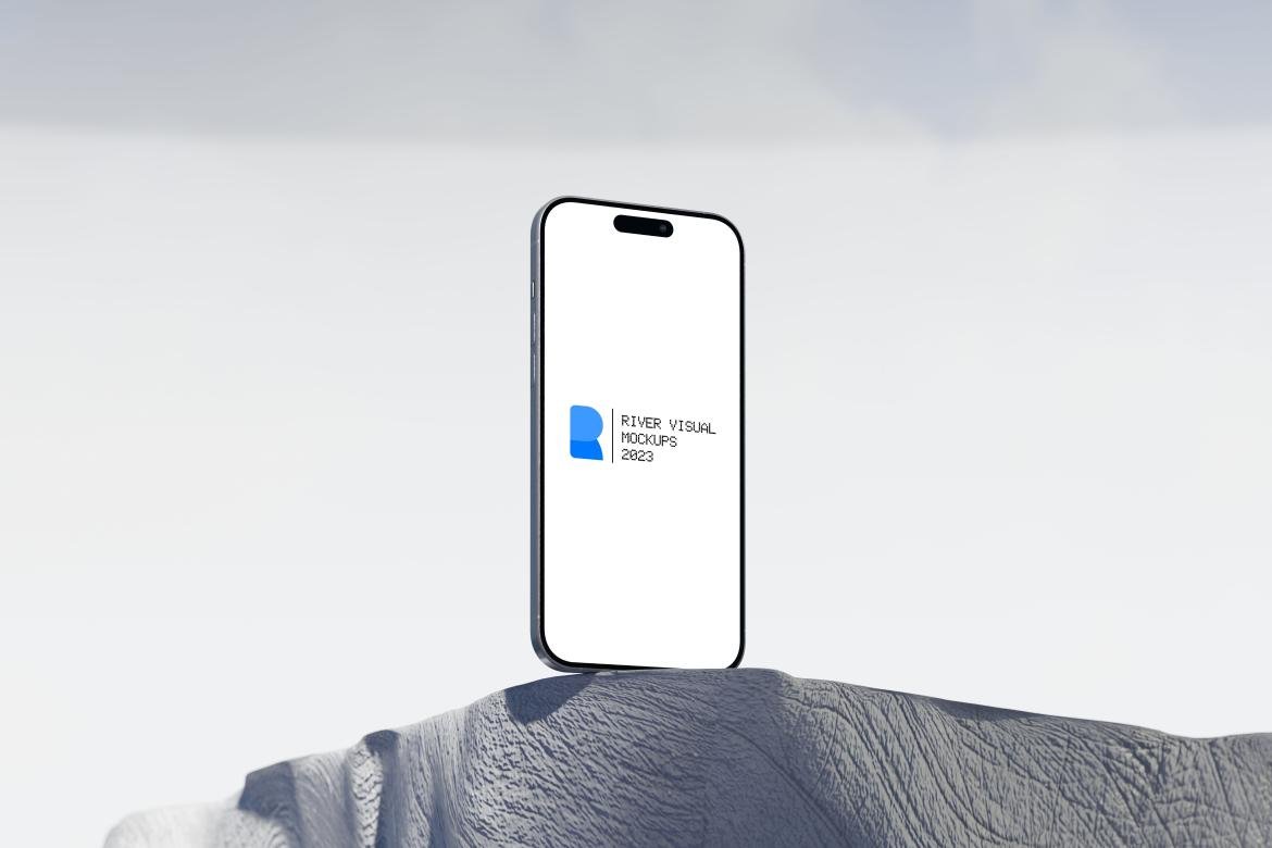 iPhone 15 pro Mockup Free