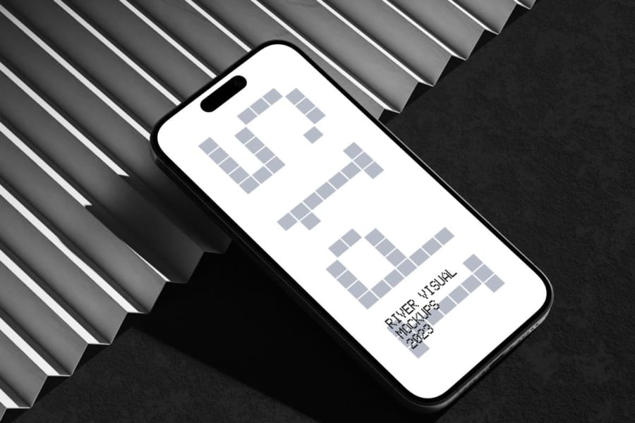 iPhone 15 Pro Free Mockup