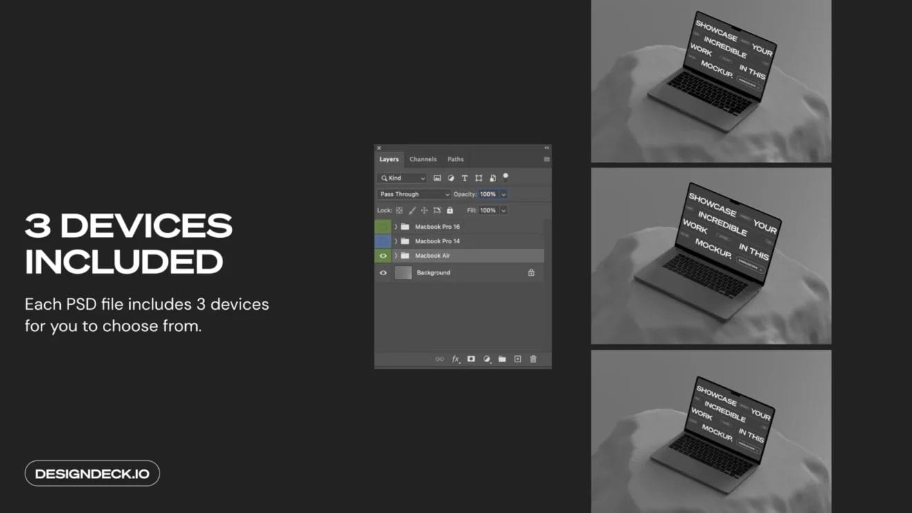 Macbook Mockup Free PSD Vol 17