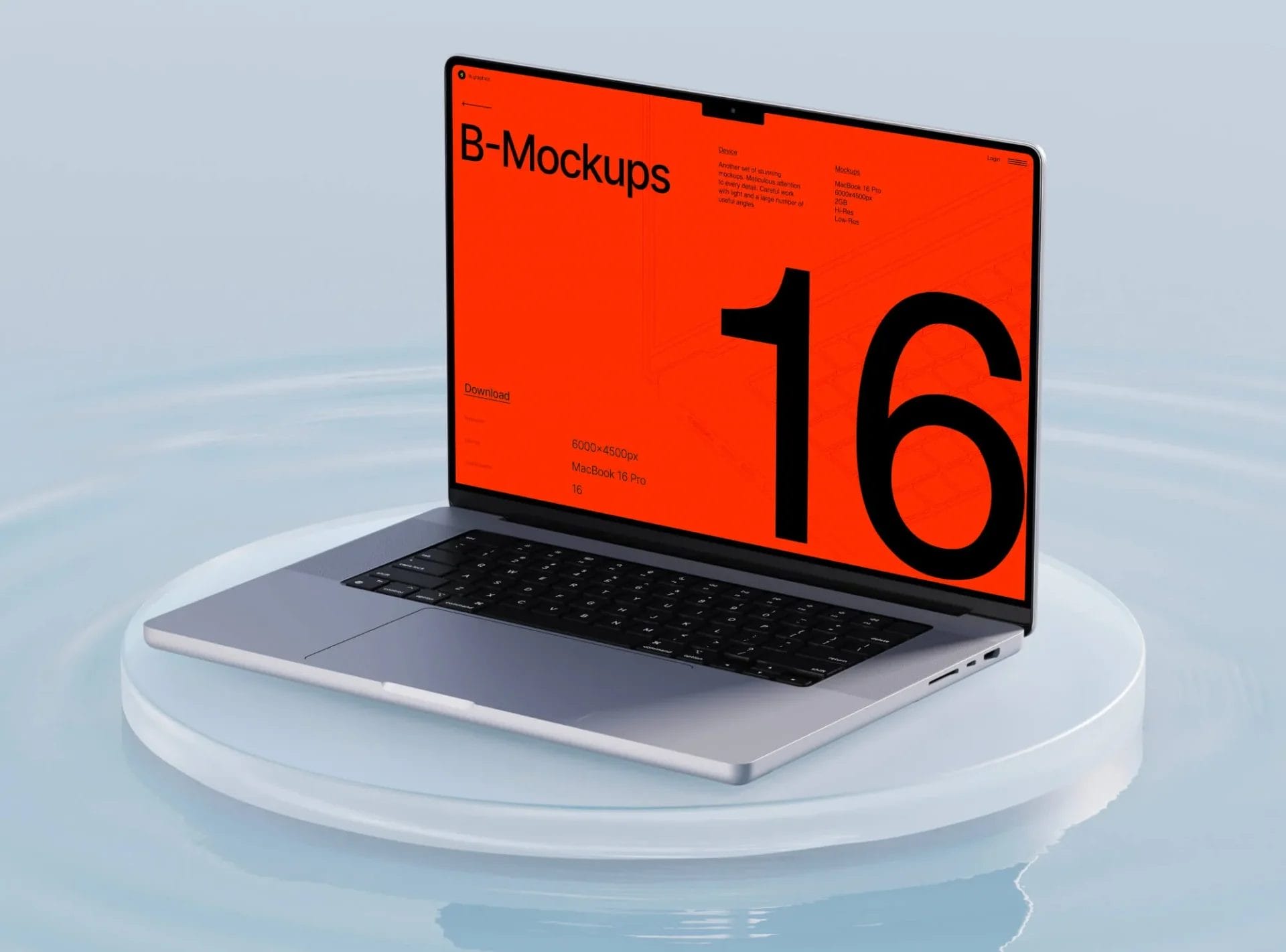 Free Macbook Pro Mockup