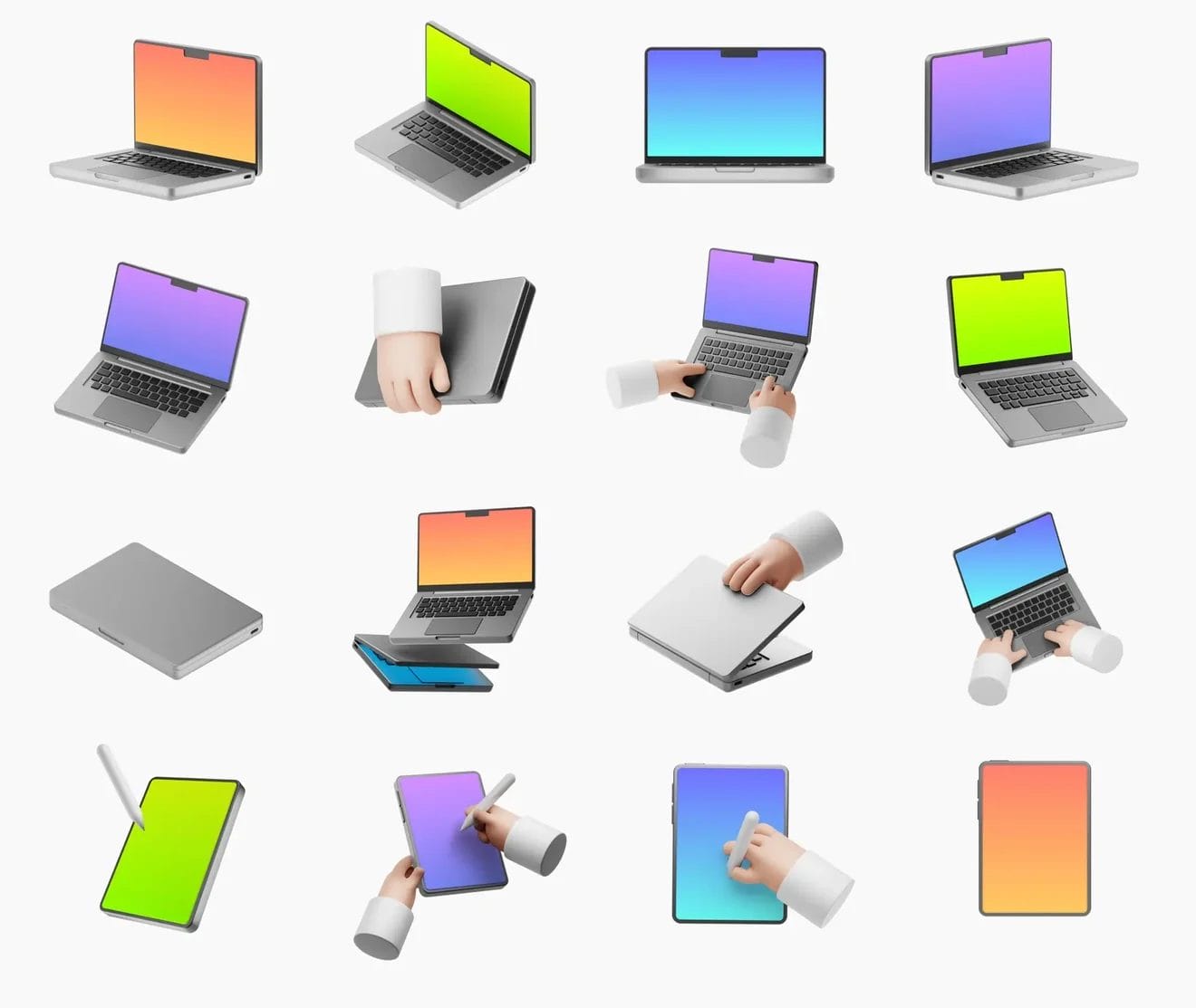 Free Cartoon Device Mockups