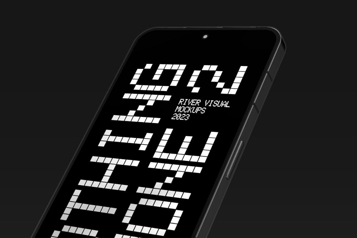 3D animation nothing phone mockup