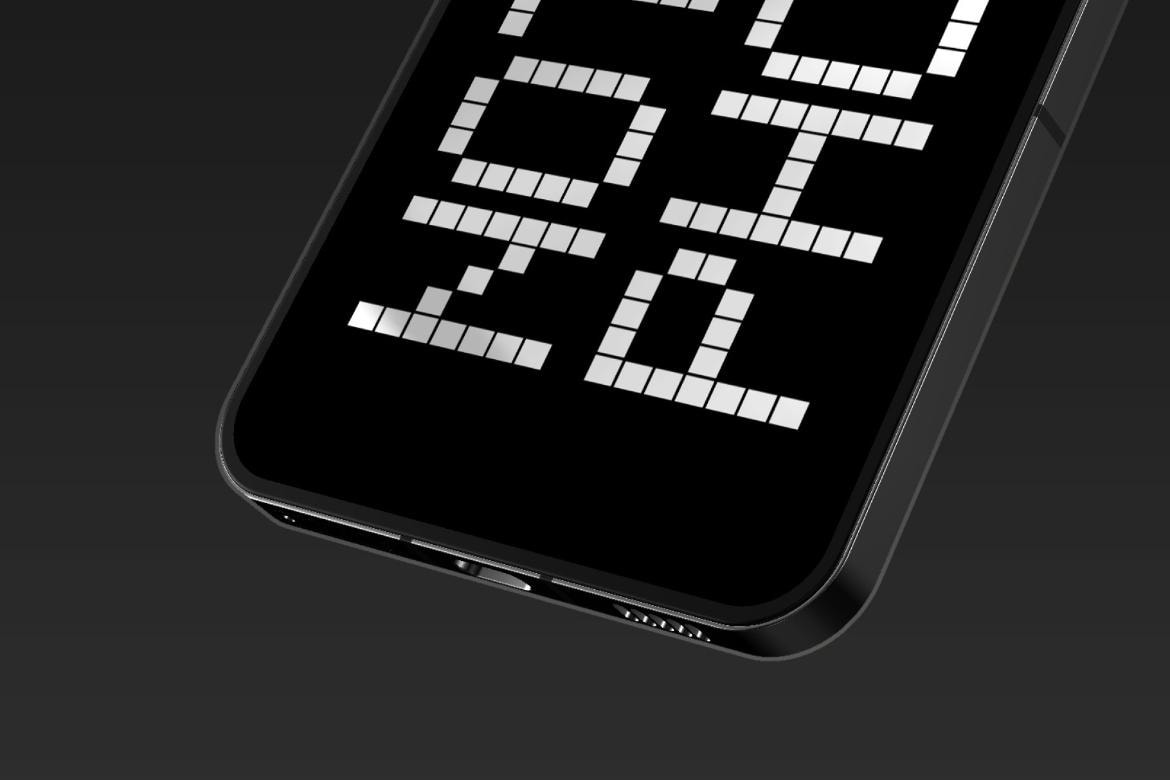 3D animation nothing phone mockup