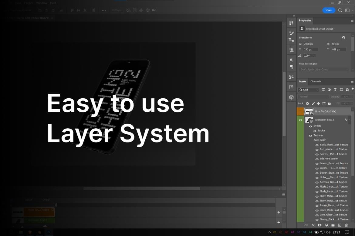 free 3D animation nothing phone mockup