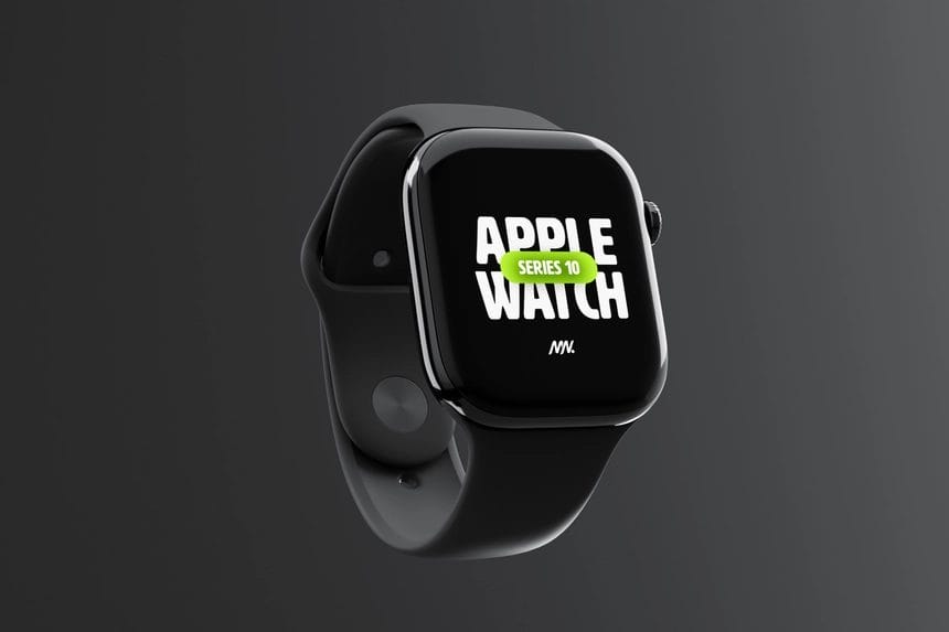 free apple watch mockup series 10