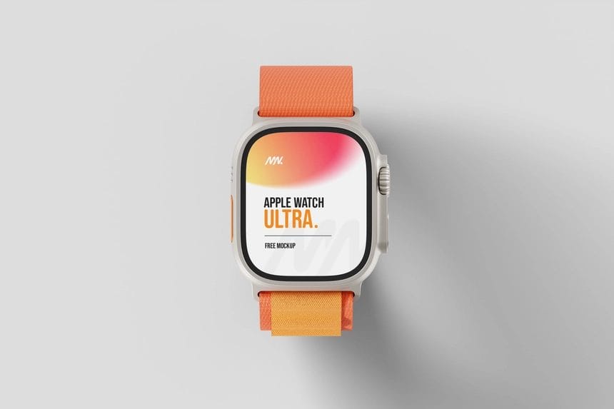 apple watch ultra mockup