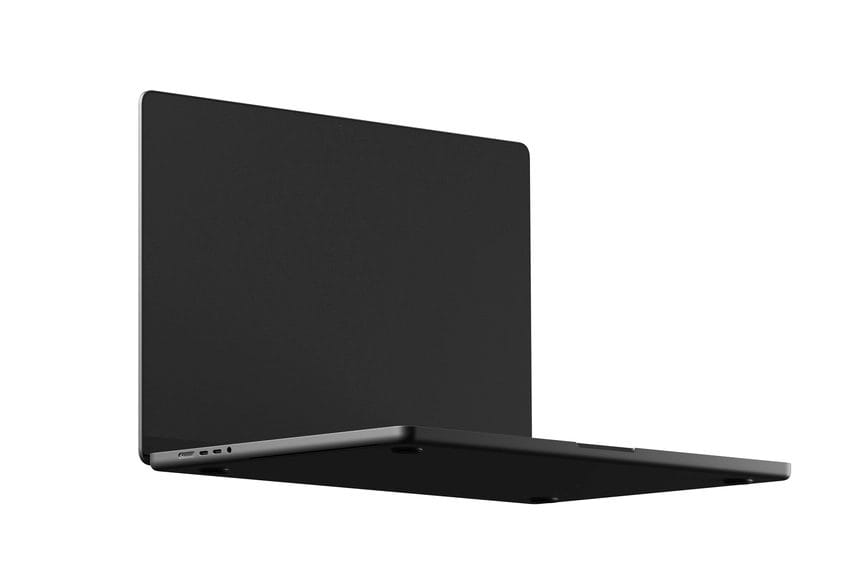 free floating macbook pro mockup