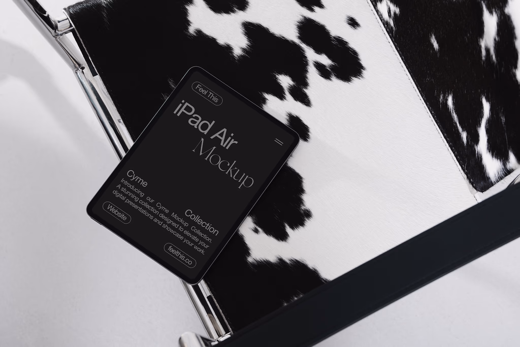 free iPad air mockup