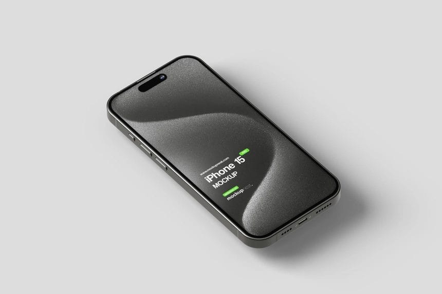 iPhone 15 pro mockup