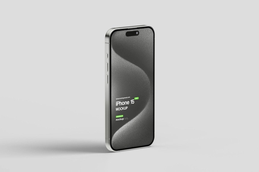 iPhone 15 pro mockup