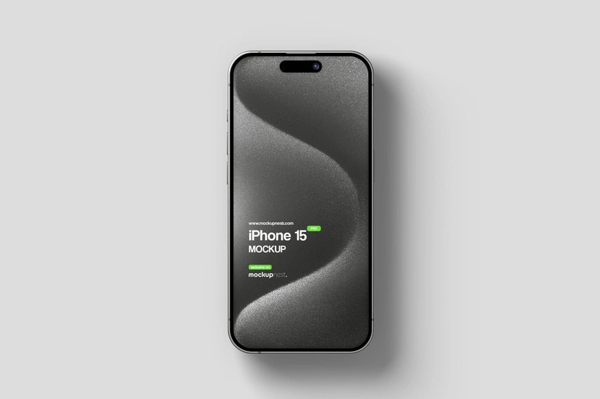 iPhone 15 pro mockup