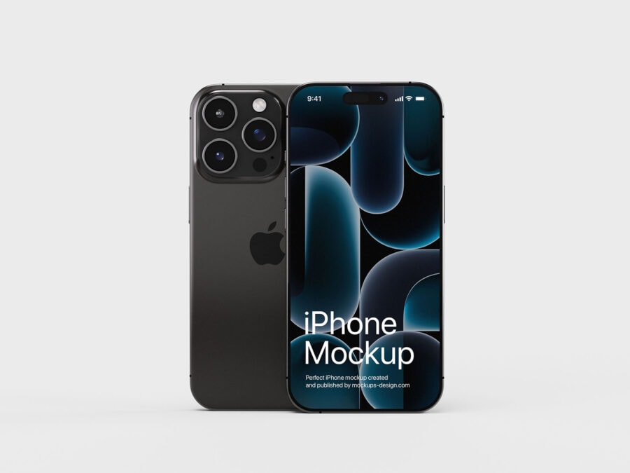 free iPhone 16 mockup- isolated device mockup
