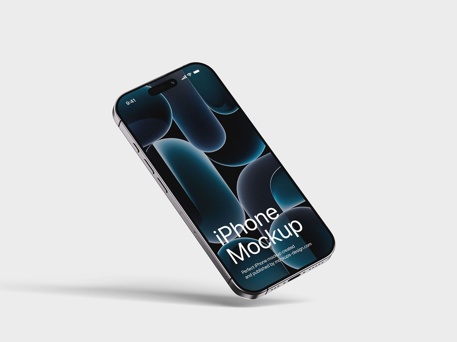 free iPhone 16 mockup- isolated device mockup