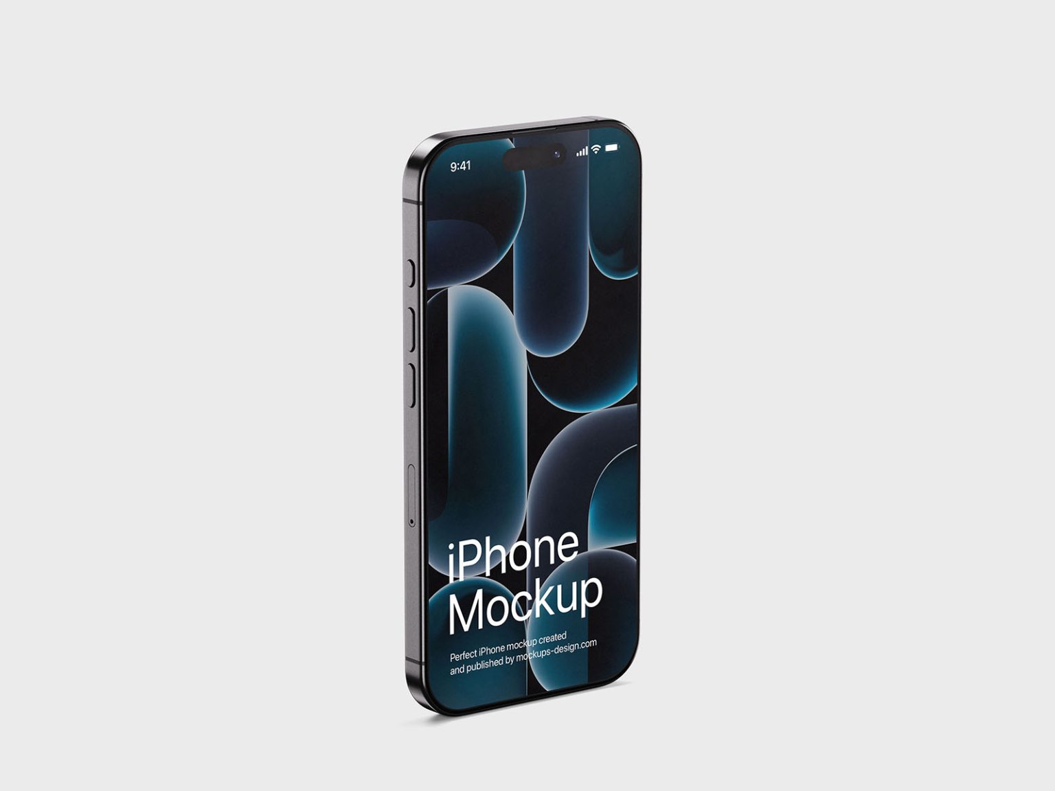free iPhone 16 mockup- isolated device mockup