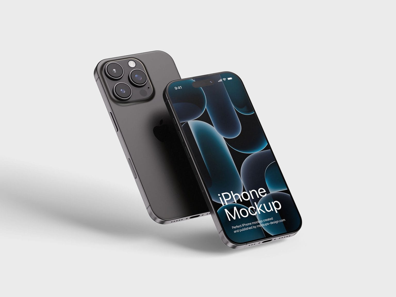 free iPhone 16 mockup- isolated device mockup