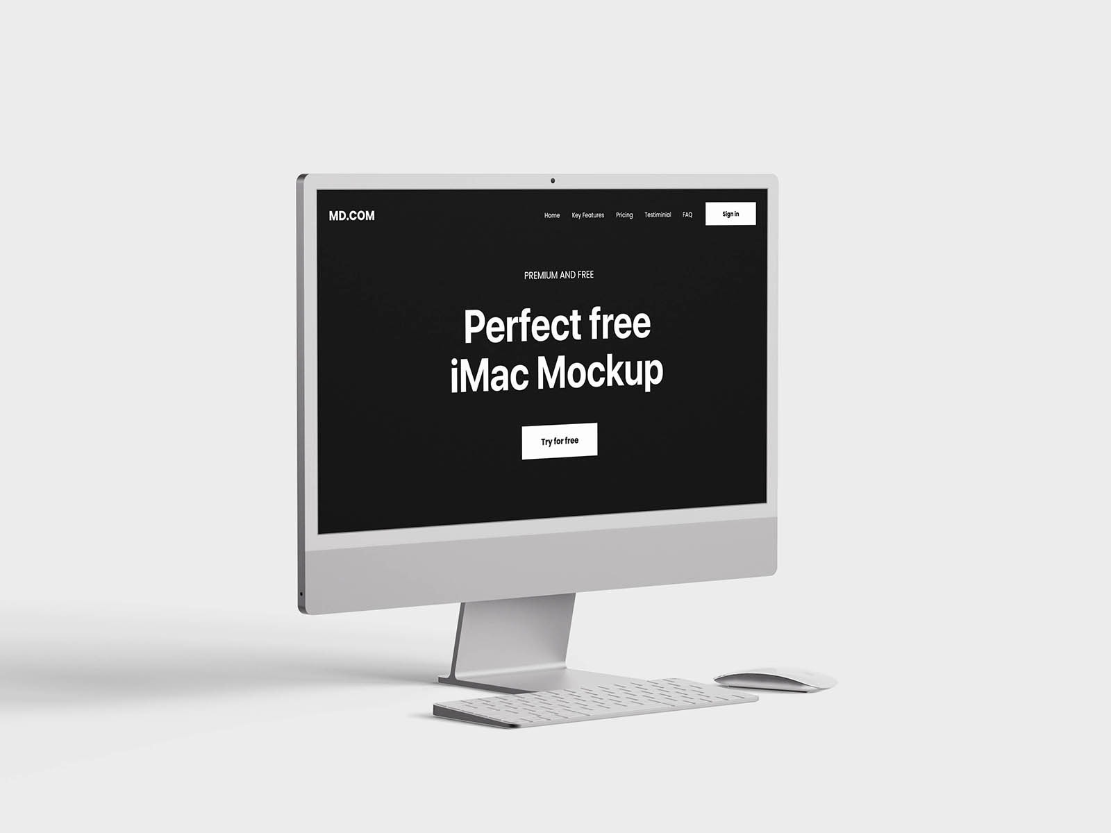free imac mockup