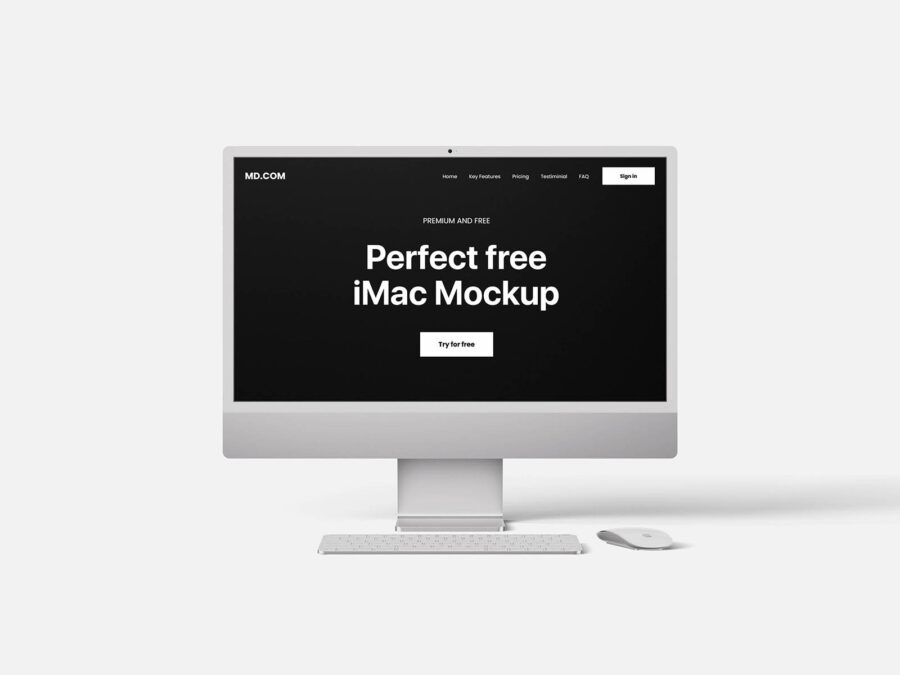 free imac mockup