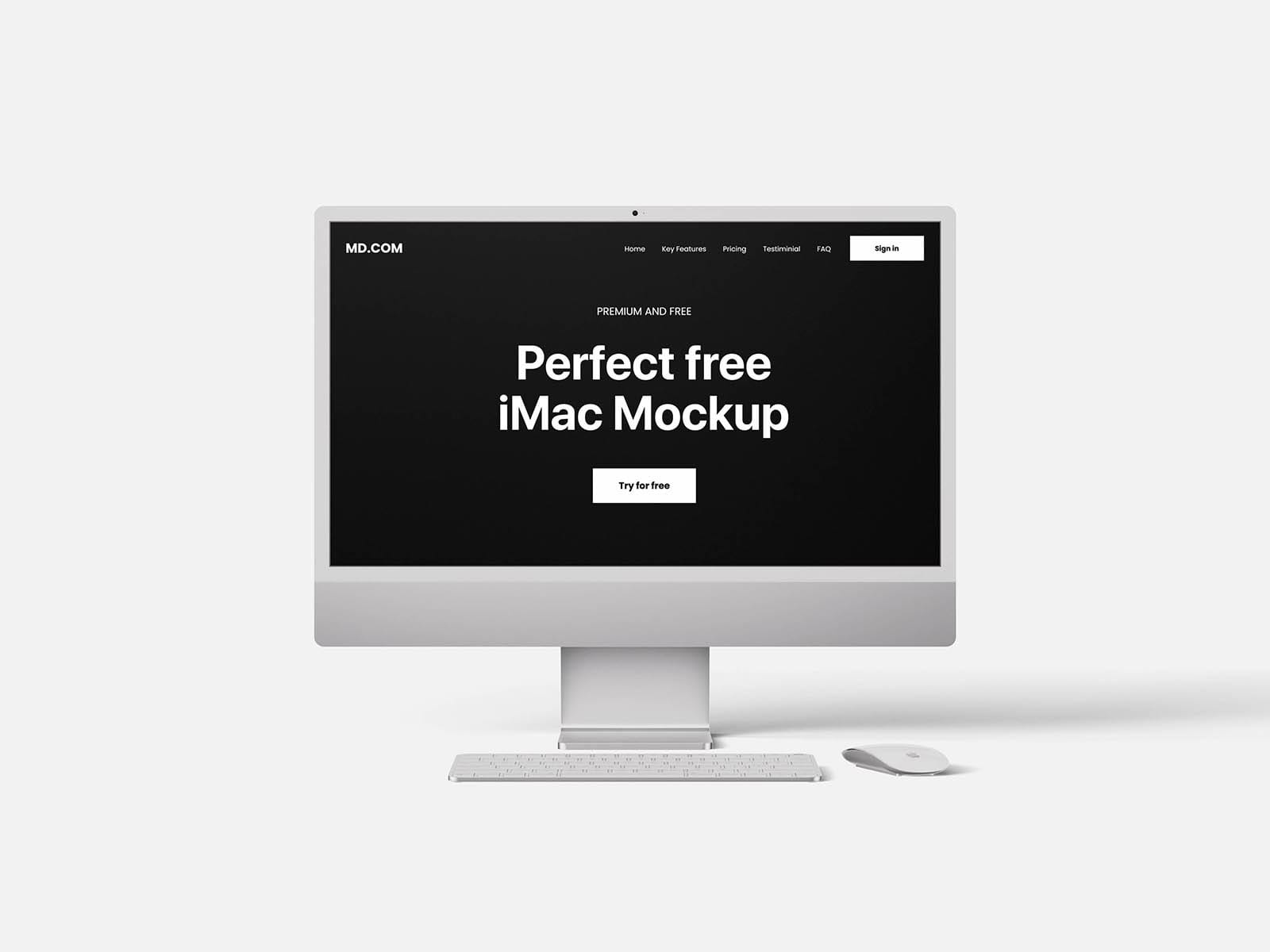 free imac mockup