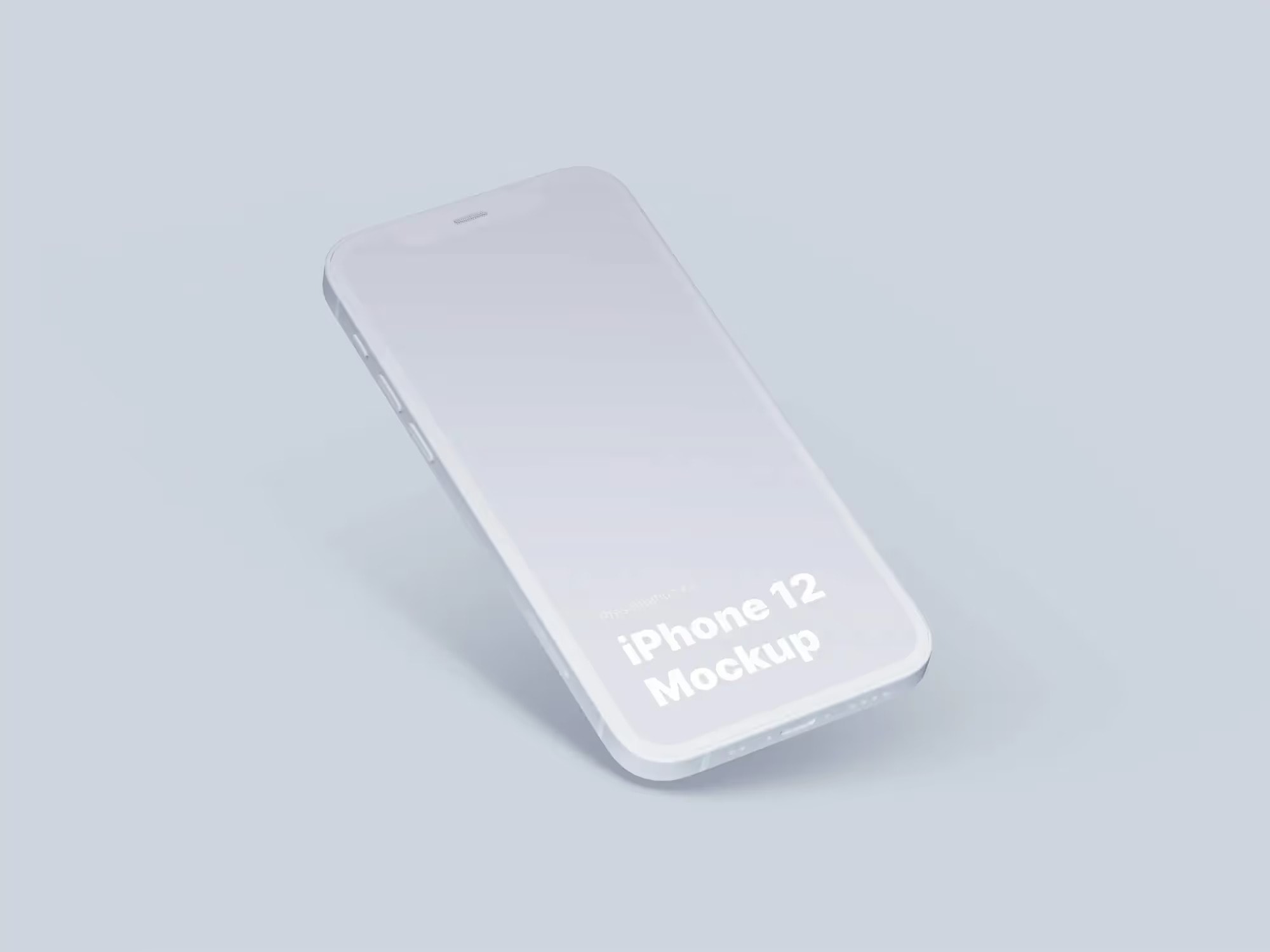 free iphone 12 mockup in elegant colors