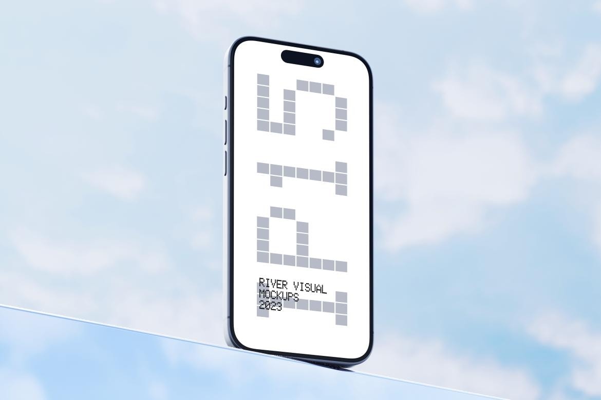 free iphone 15 pro mockup