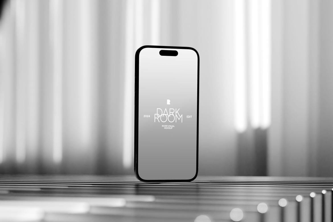 free iphone 15 pro mockup