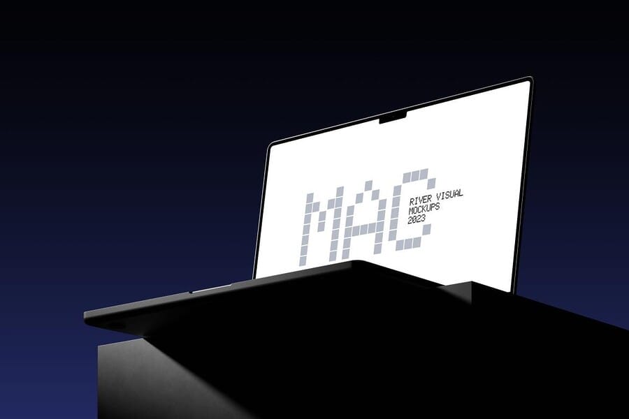 free macbook 16 pro mockup