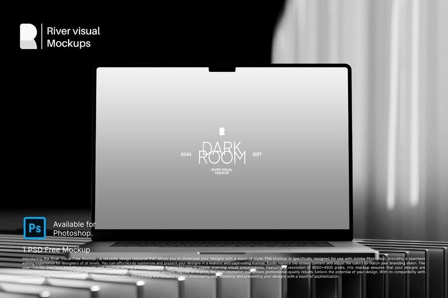 free macbook pro 16 mockup