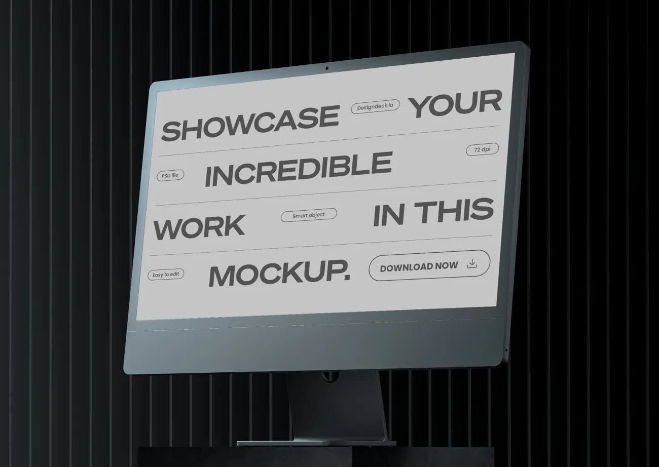 iMac on Dark Environment