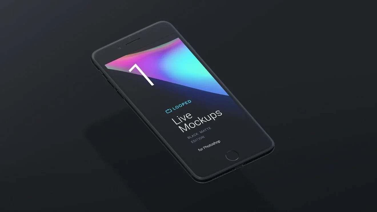 Dark iPhone Mockup