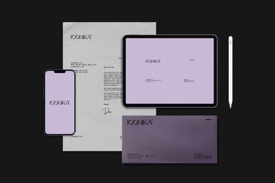 Free iPhone and iPad Branding Mockup