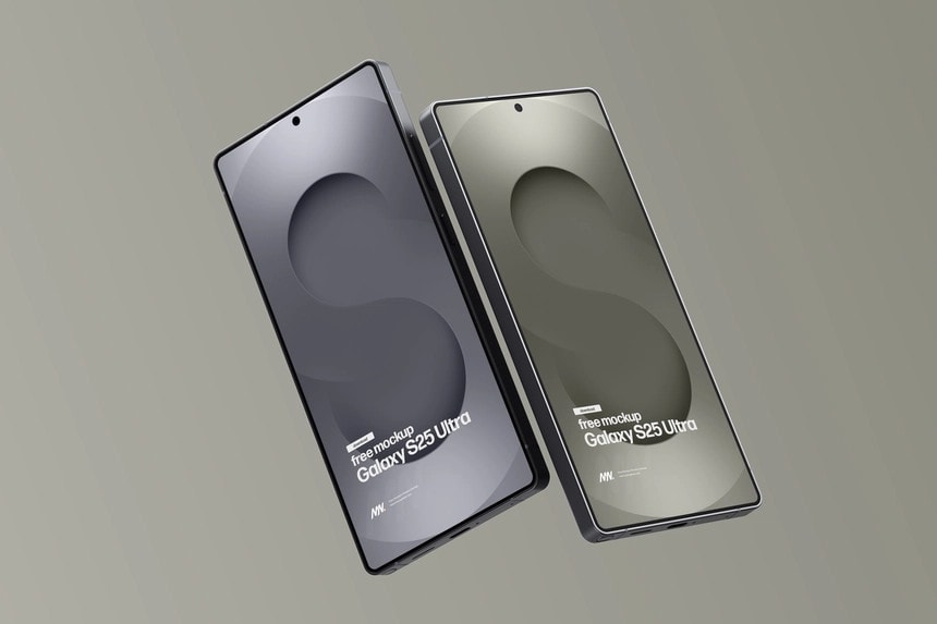 free galaxy S25 ultra free mockup